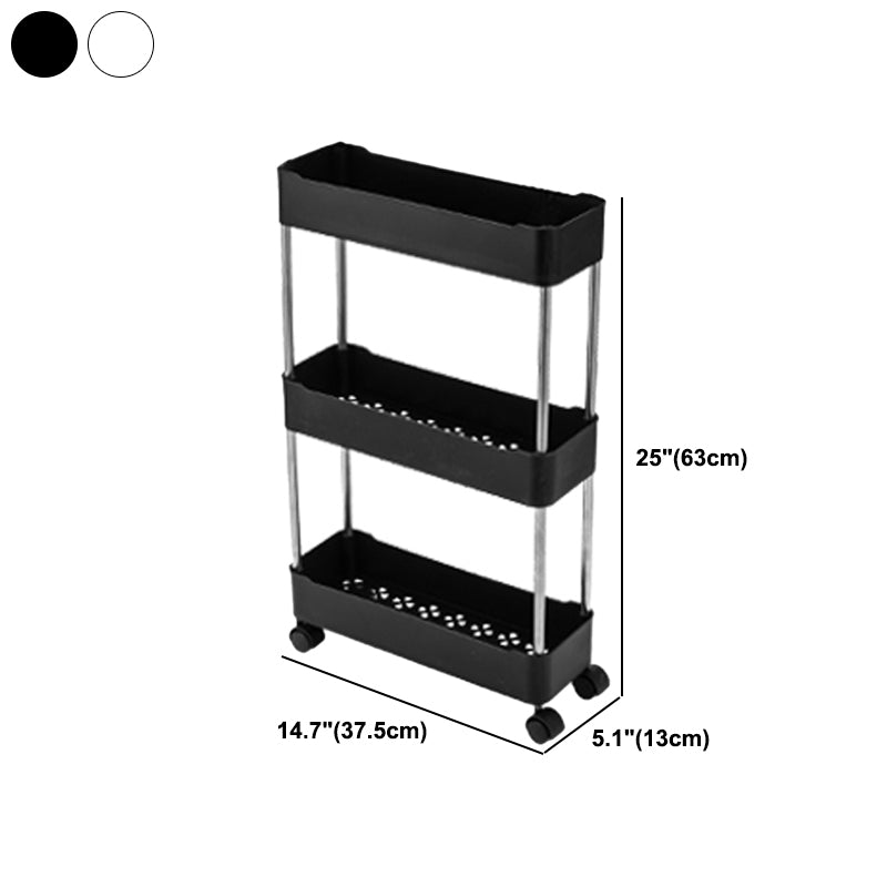Plastic Bookshelf Contemporary Style Bookcase Open Shelf Bookcase for Study Room Office