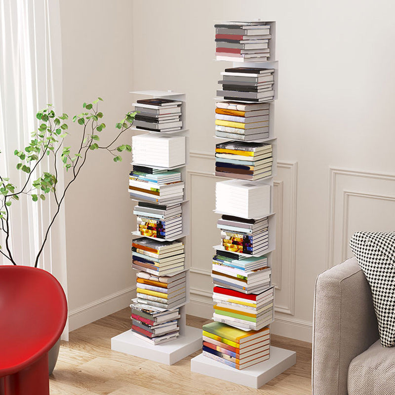Invisible Bookshelf Contemporary Style Closed Back Bookcase for Home and Office