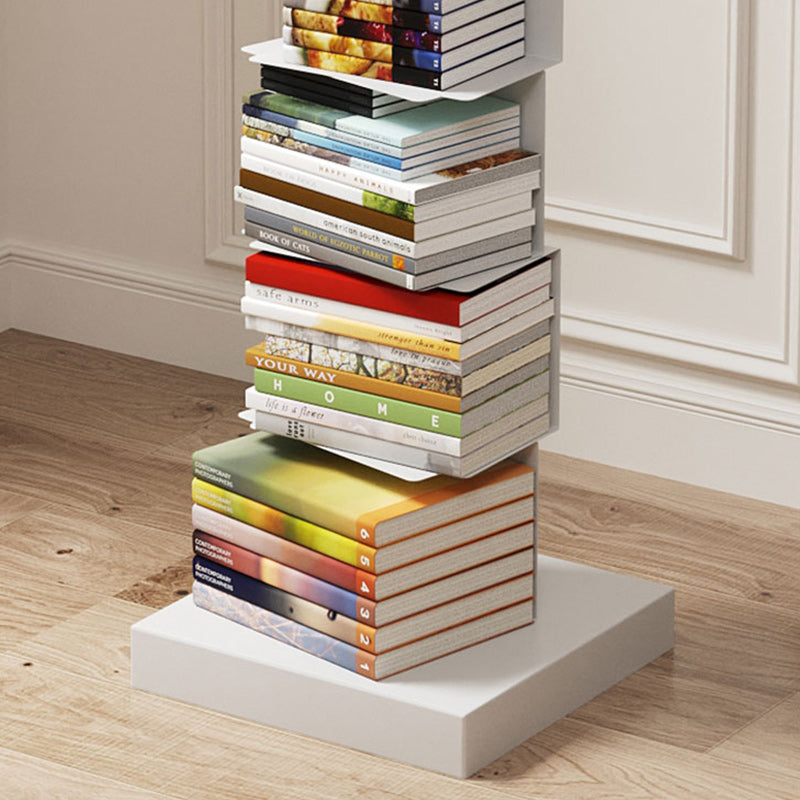 Invisible Bookshelf Contemporary Style Closed Back Bookcase for Home and Office