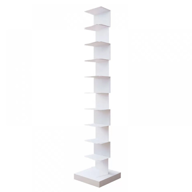 Invisible Bookshelf Contemporary Style Closed Back Bookcase for Home and Office