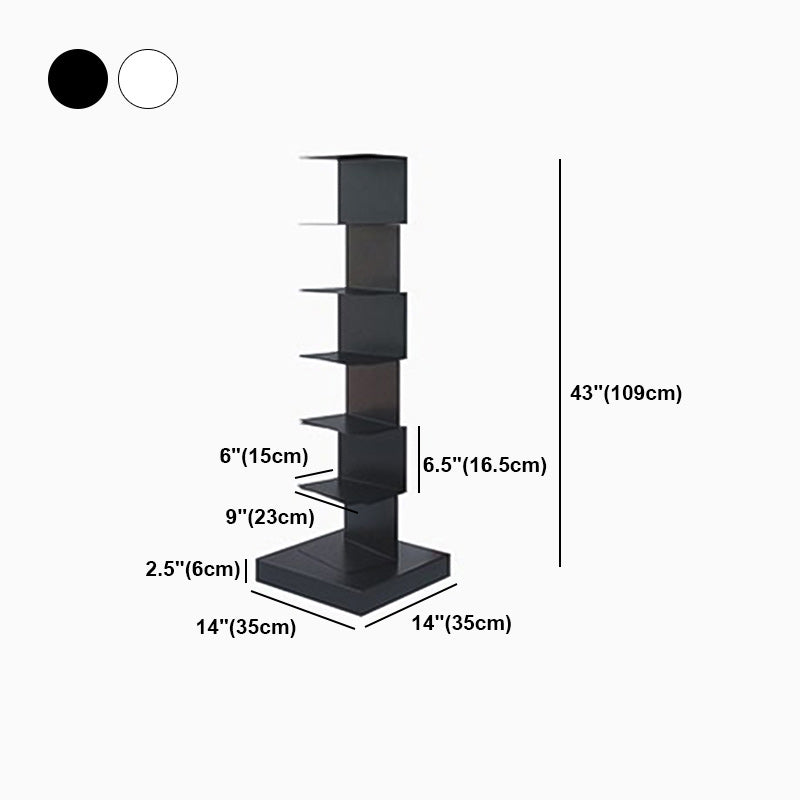 Invisible Bookshelf Contemporary Style Closed Back Bookcase for Home and Office