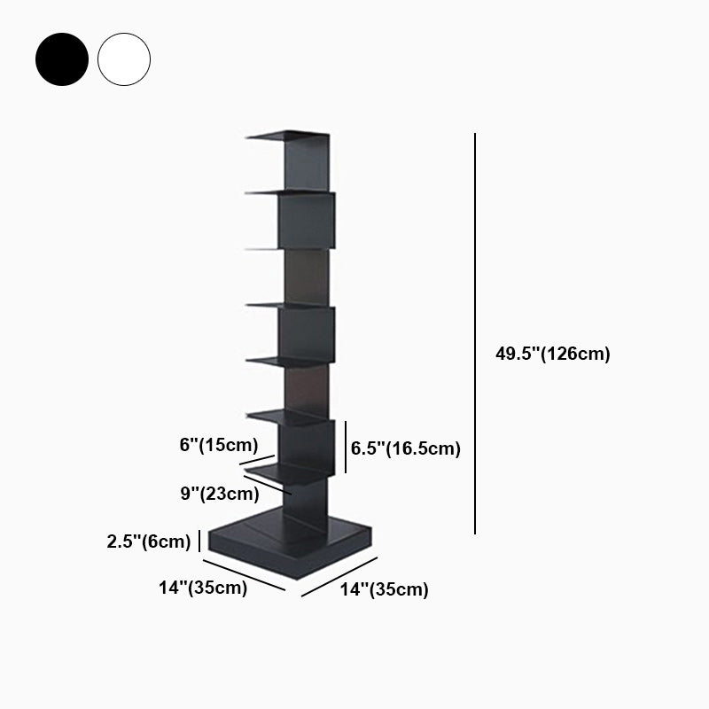 Invisible Bookshelf Contemporary Style Closed Back Bookcase for Home and Office