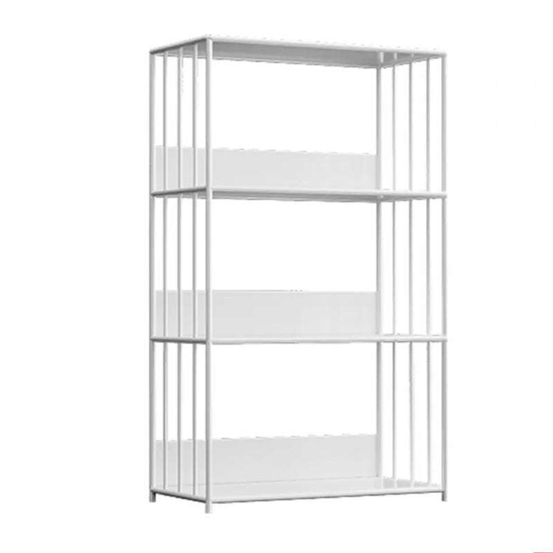 Scandinavian Open Back Bookshelf Metal Shelf Bookcase for Study Room