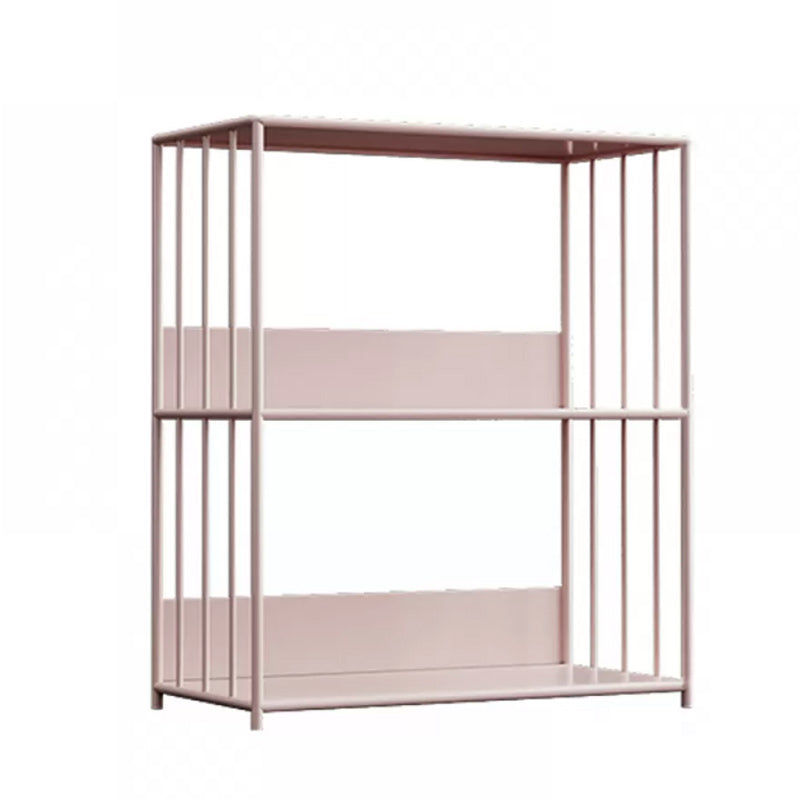 Scandinavian Open Back Bookshelf Metal Shelf Bookcase for Study Room