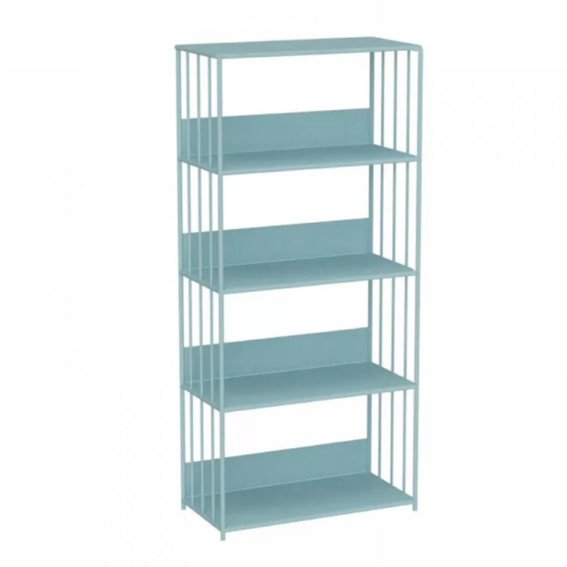 Scandinavian Open Back Bookshelf Metal Shelf Bookcase for Study Room
