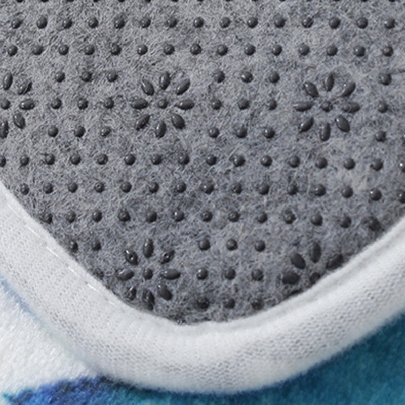 Grey Modern Rug Polyester Graphic Indoor Rug Stain Resistant Rug for Home Decor