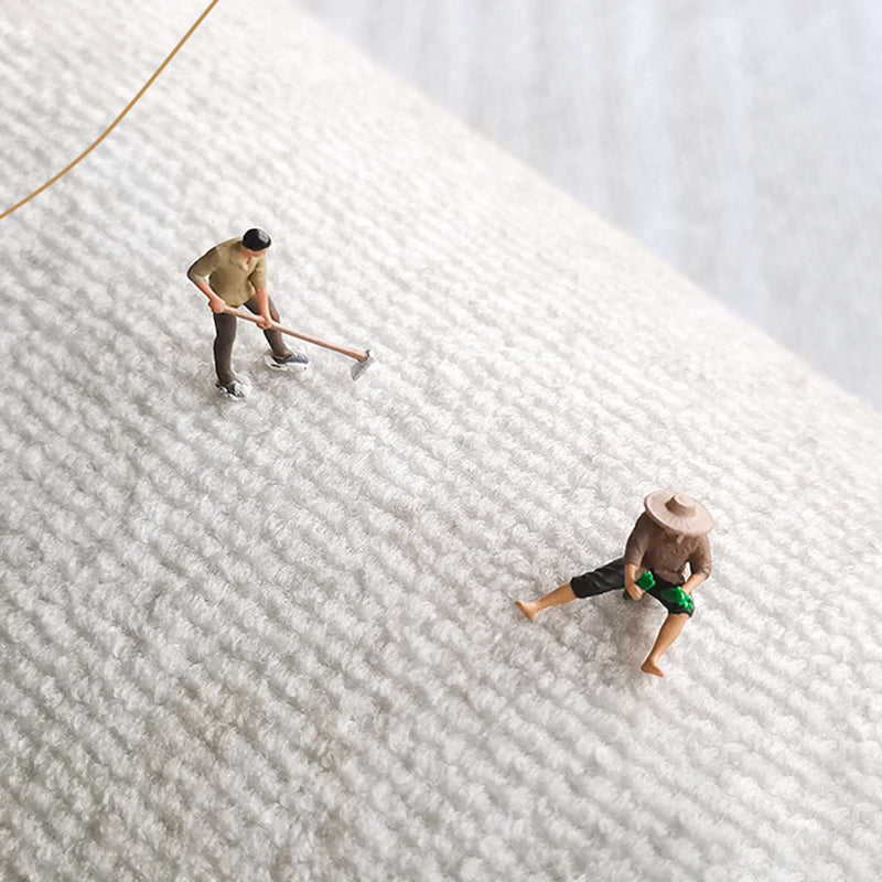 Apricot Casual Rug Polyester Print Rug Stain Resistant Rug for Drawing Room