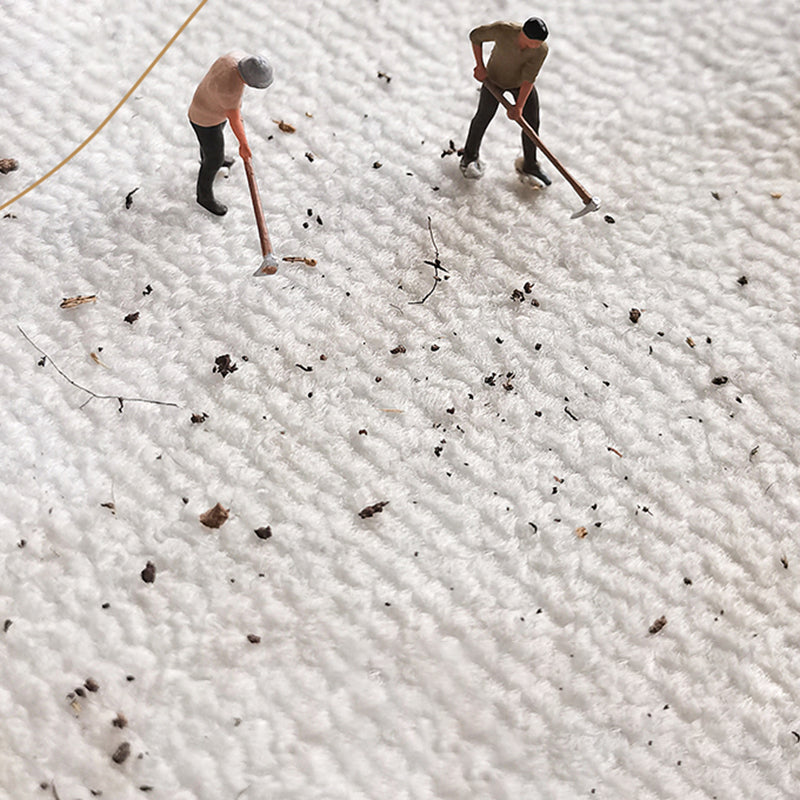 Apricot Casual Rug Polyester Print Rug Stain Resistant Rug for Drawing Room