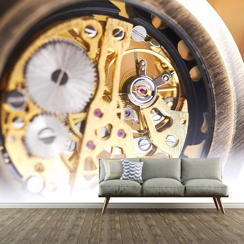 Metal Gear Photography Mildew Resistant Wallpaper Sitting Room Mural Wallpaper