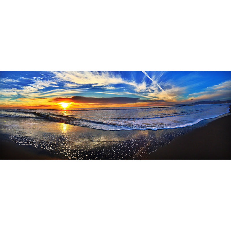 Decorative Photography Sea Beach Mural Wallpaper Sitting Room Wall Mural