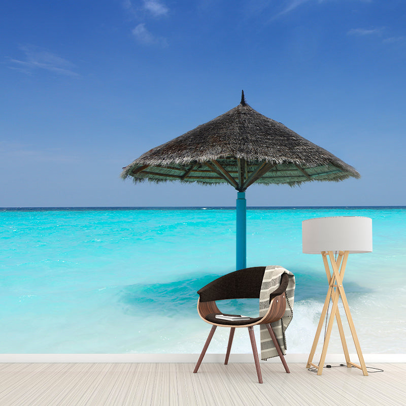 Sea Beach Photography Decorative Wallpaper Living Room Mural Wallpaper