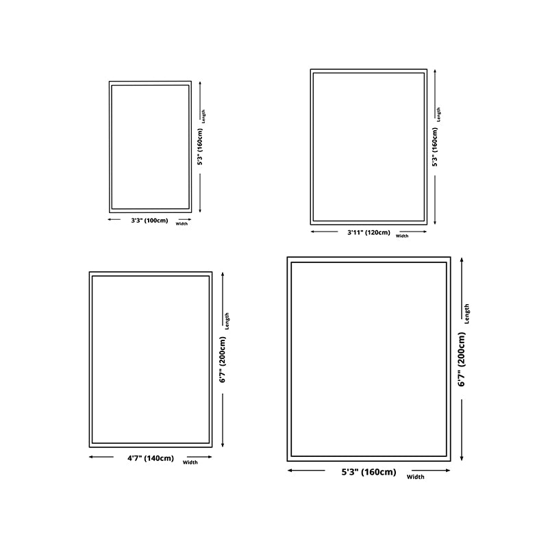 Light Brown Modern Rug Polyester Graphic Area Rug Non-Slip Backing Rug for Living Room