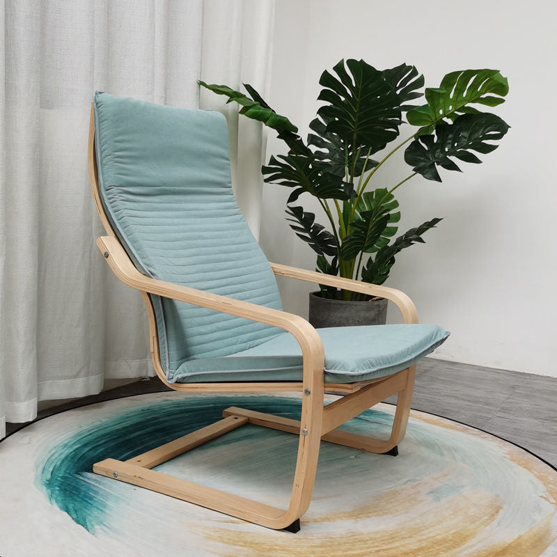 26.77"L x 32.28"W x 38.58"H Modern Cushion Back Sloped Arms Chair