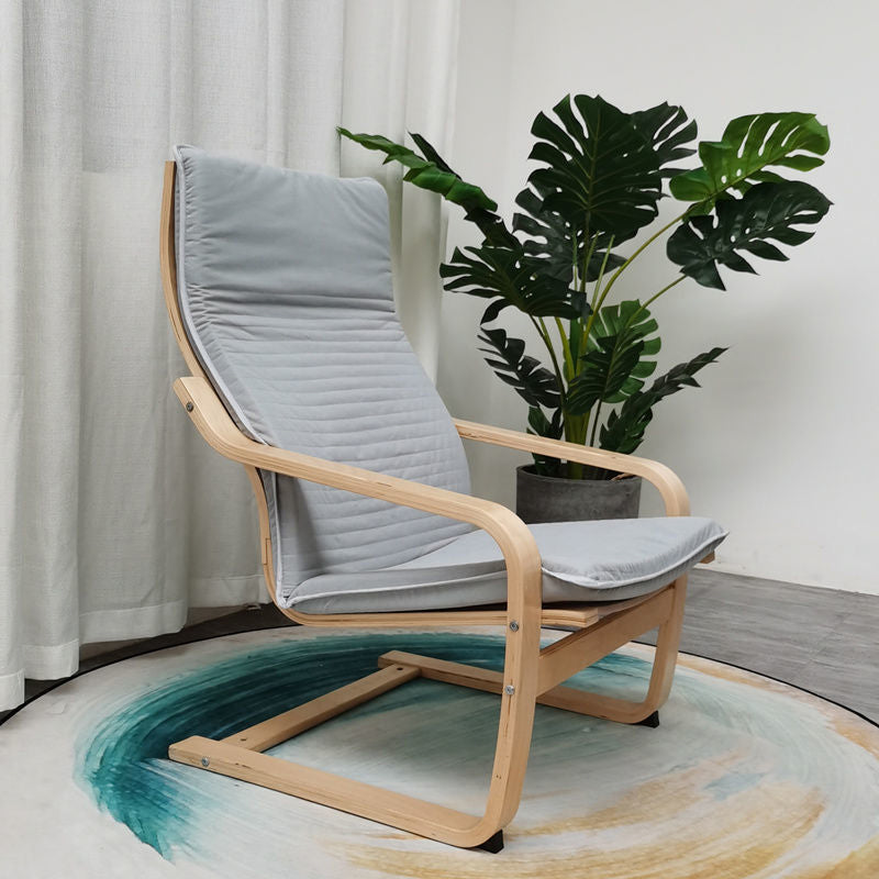 26.77"L x 32.28"W x 38.58"H Modern Cushion Back Sloped Arms Chair