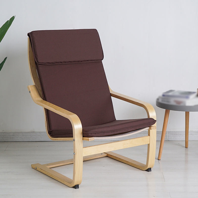 26.77"L x 32.28"W x 38.58"H Modern Cushion Back Sloped Arms Chair