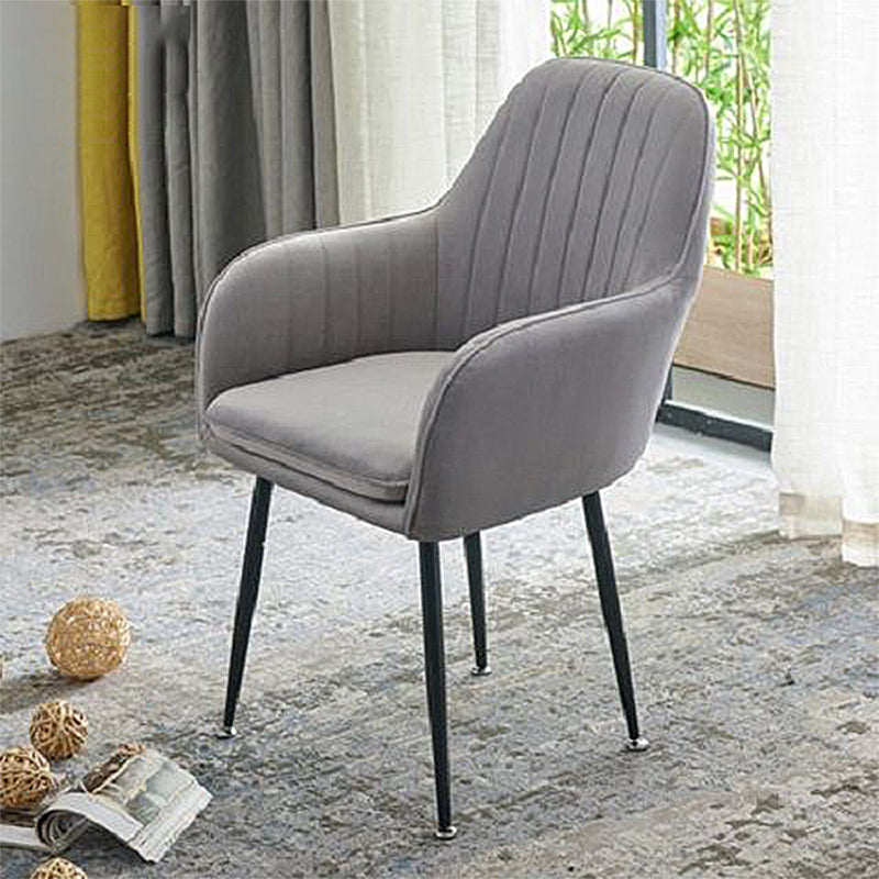 20.08"L x 20.08"W x 31.89"H Modern Sewn Pillow Back Flared Arms Parsons Chair