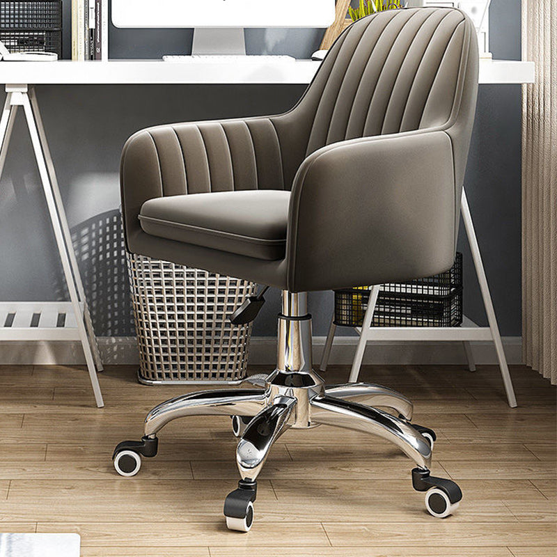 20.08"L x 20.08"W x 31.89"H Modern Sewn Pillow Back Flared Arms Parsons Chair