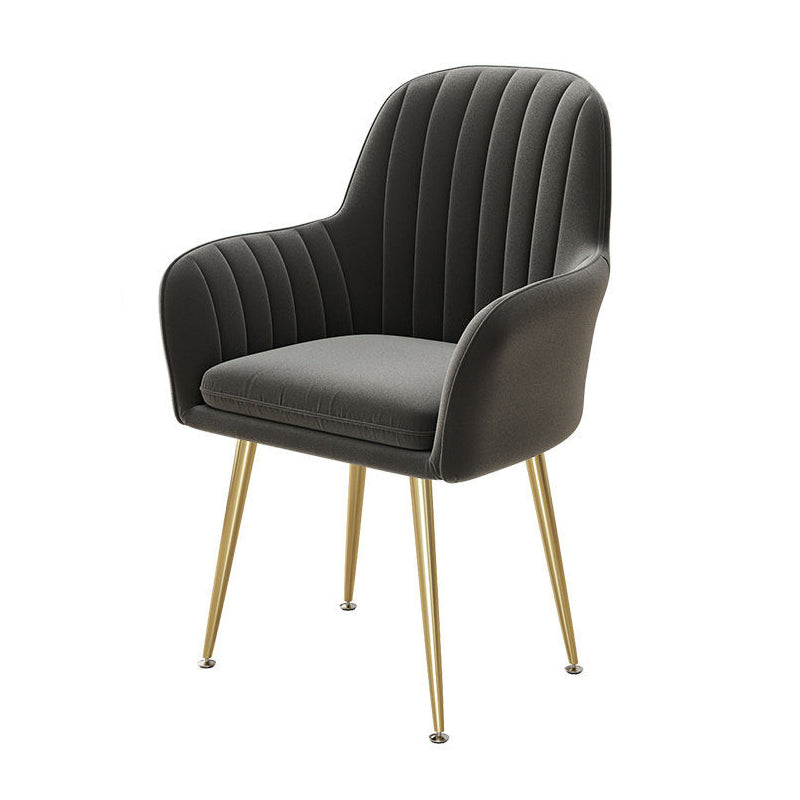 20.08"L x 20.08"W x 31.89"H Modern Sewn Pillow Back Flared Arms Parsons Chair