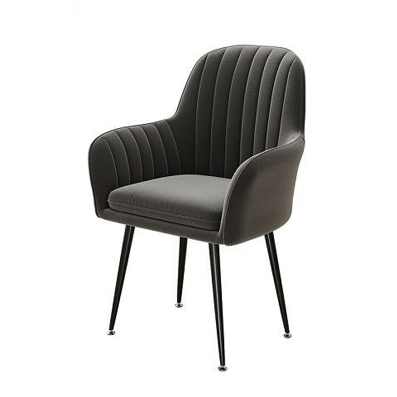 20.08"L x 20.08"W x 31.89"H Modern Sewn Pillow Back Flared Arms Parsons Chair