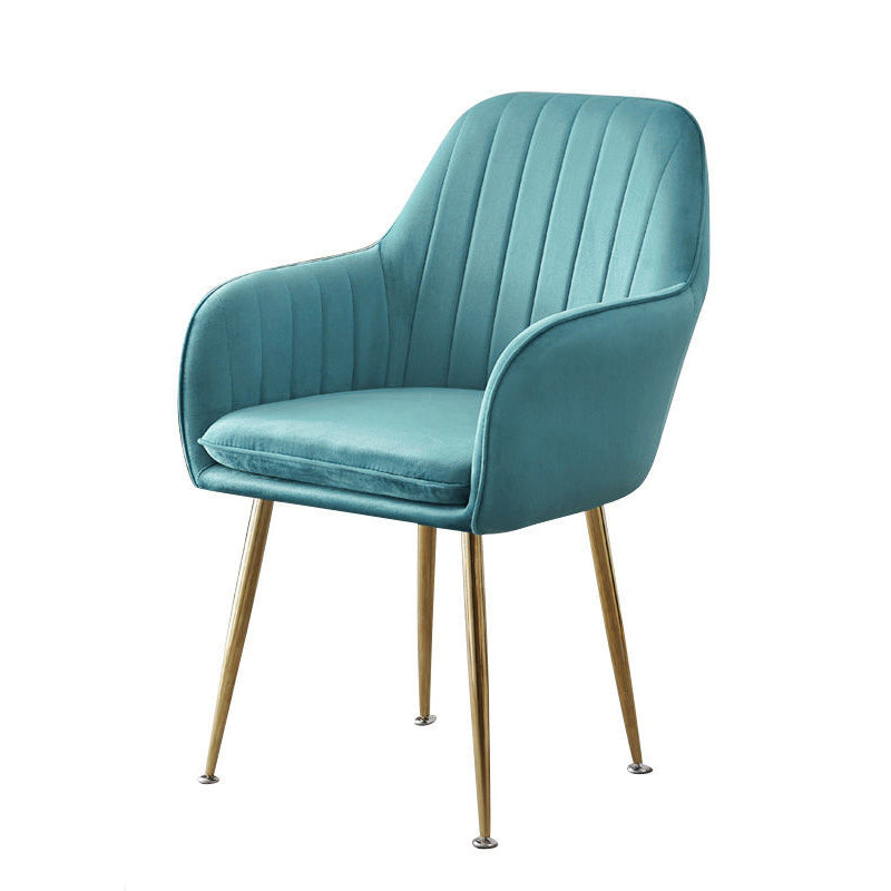 20.08"L x 20.08"W x 31.89"H Modern Sewn Pillow Back Flared Arms Parsons Chair