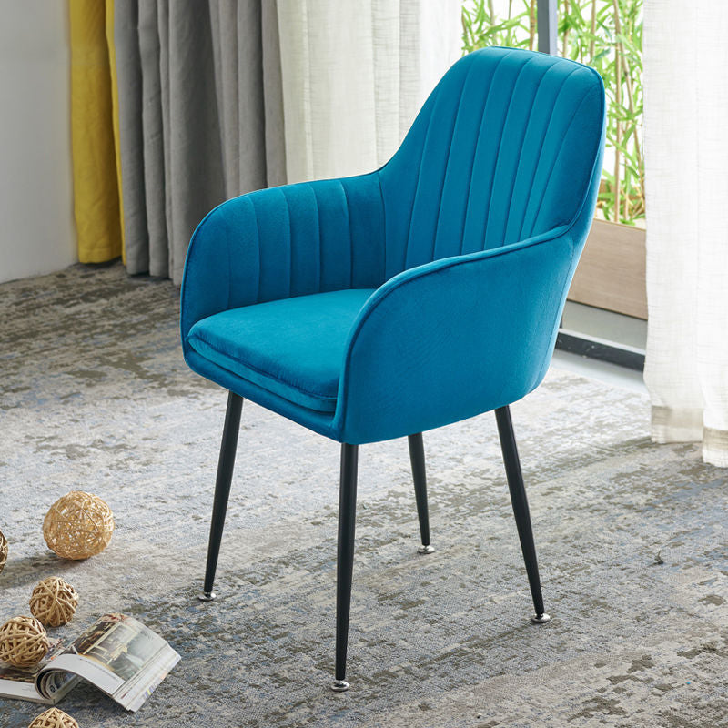 20.08"L x 20.08"W x 31.89"H Modern Sewn Pillow Back Flared Arms Parsons Chair