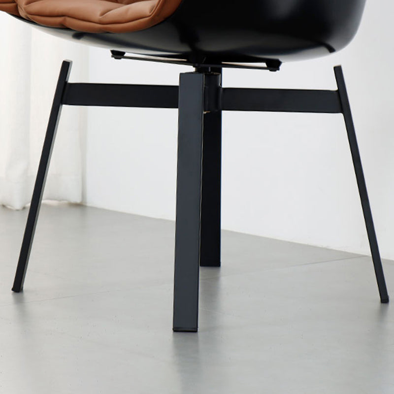 24.41"L x 24.41"W x 33.46"H Modern Cushion Back Pillow Top Arms Chair for Living Room