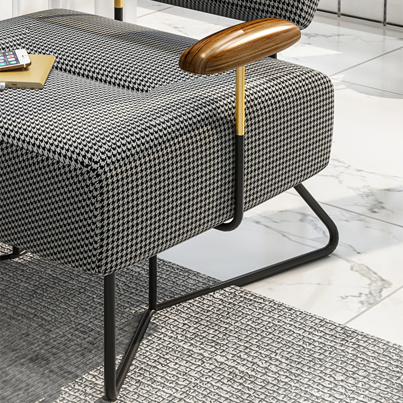 29.92"L x 30.71"W x 31.89"H Contemporary Cushion Back Arm Chair