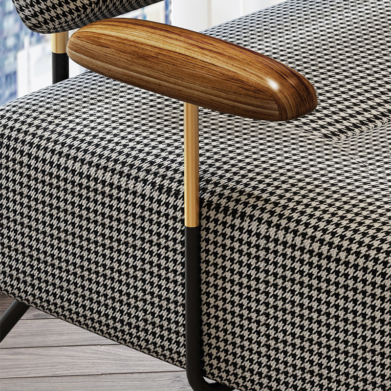 29.92"L x 30.71"W x 31.89"H Contemporary Cushion Back Arm Chair