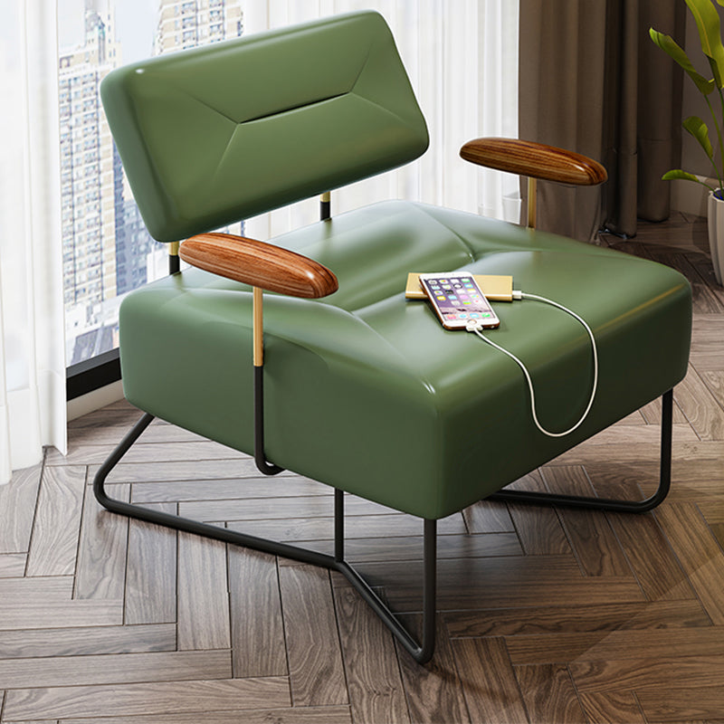 29.92"L x 30.71"W x 31.89"H Contemporary Cushion Back Arm Chair