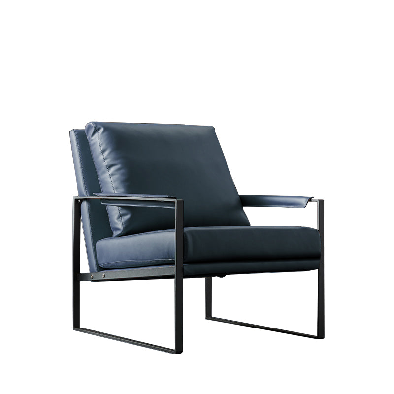 27.56"L x 28.35"W x 29.53"H Contemporary Cushion Back Pillow Top Arms Chair