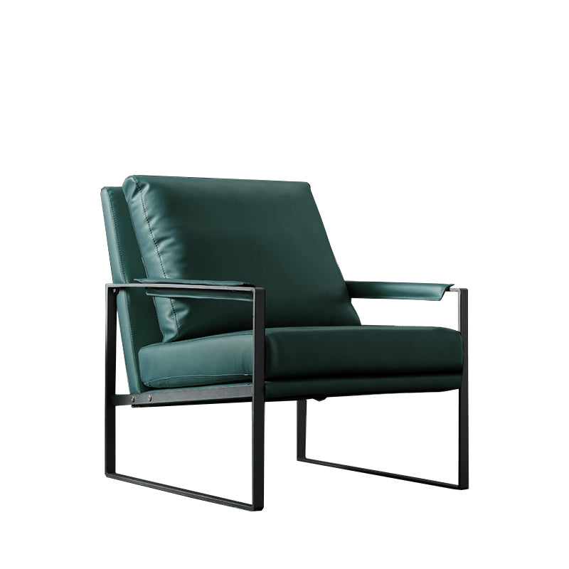 27.56"L x 28.35"W x 29.53"H Contemporary Cushion Back Pillow Top Arms Chair