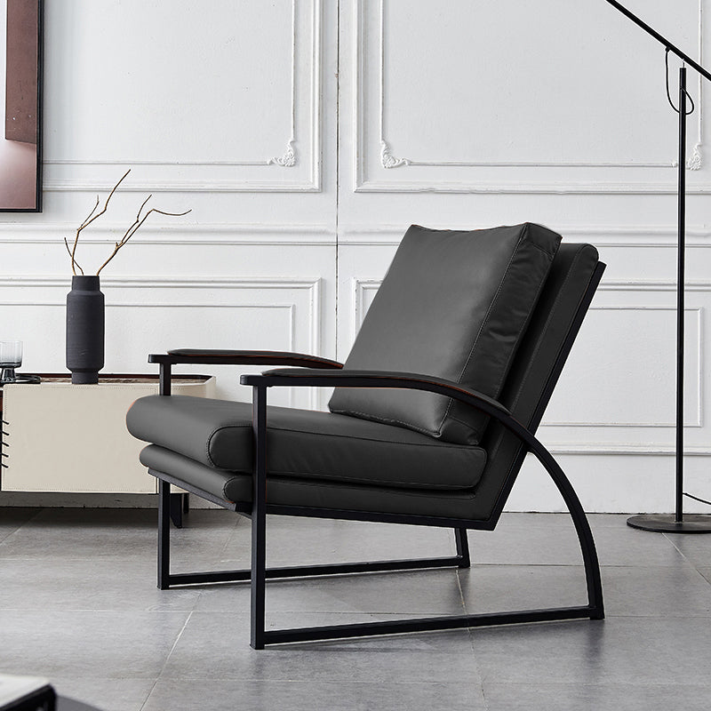 29.53"L x 32.68"W x 30.71"H Contemporary Pillow Top Arms Cushion Back Chair