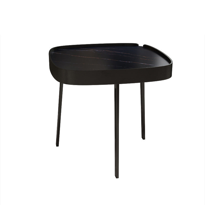 Modern Slate/metal Oval/square Coffee Table for Living Room Cocktail Table