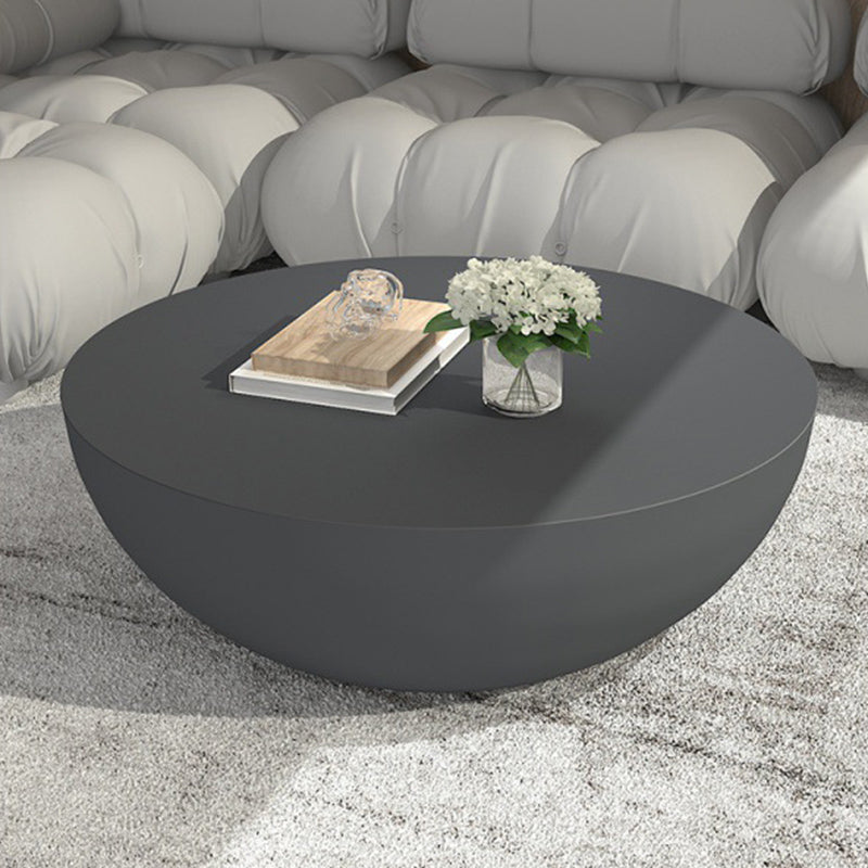 Modern Round Coffee Table Wooden Cocktail Table for Living Room