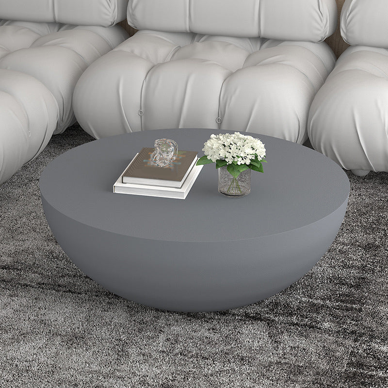 Modern Round Coffee Table Wooden Cocktail Table for Living Room