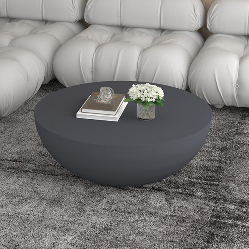 Modern Round Coffee Table Wooden Cocktail Table for Living Room
