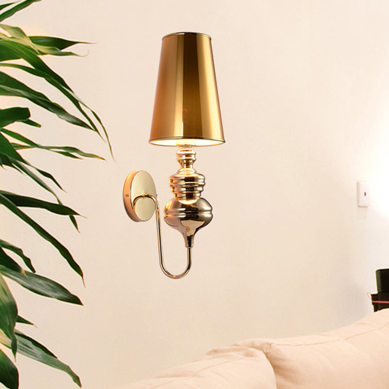 Stofffass Wandmontage Licht zeitgemäß 1 helles schwarz/silber/weißes Leuchten für Schlafzimmer