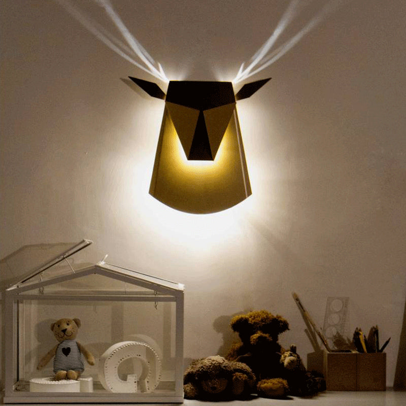 1 Light Geometric Wall Lights Modern Style Metal Wall Lighting Ideas