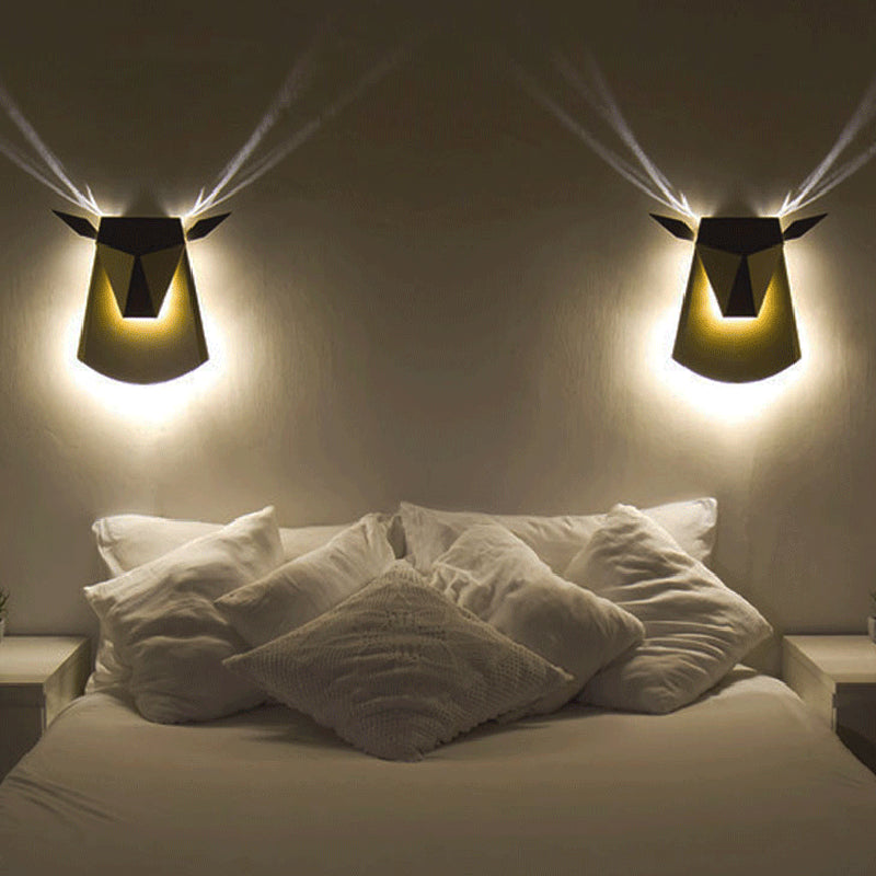 1 Light Geometric Wall Lights Modern Style Metal Wall Lighting Ideas