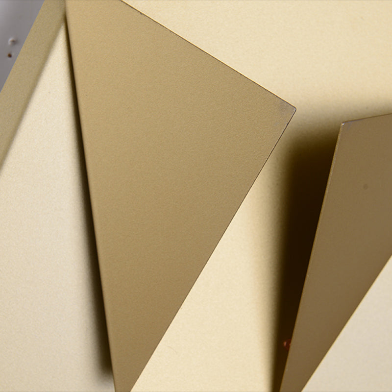 1 Light Geometric Wall Lights Modern Style Metal Wall Lighting Ideas