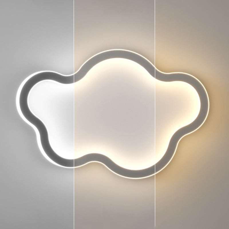 Metal Geometric Shape Wall Mount Lighting Modern 1-Light Wall Mounted Light Fixture