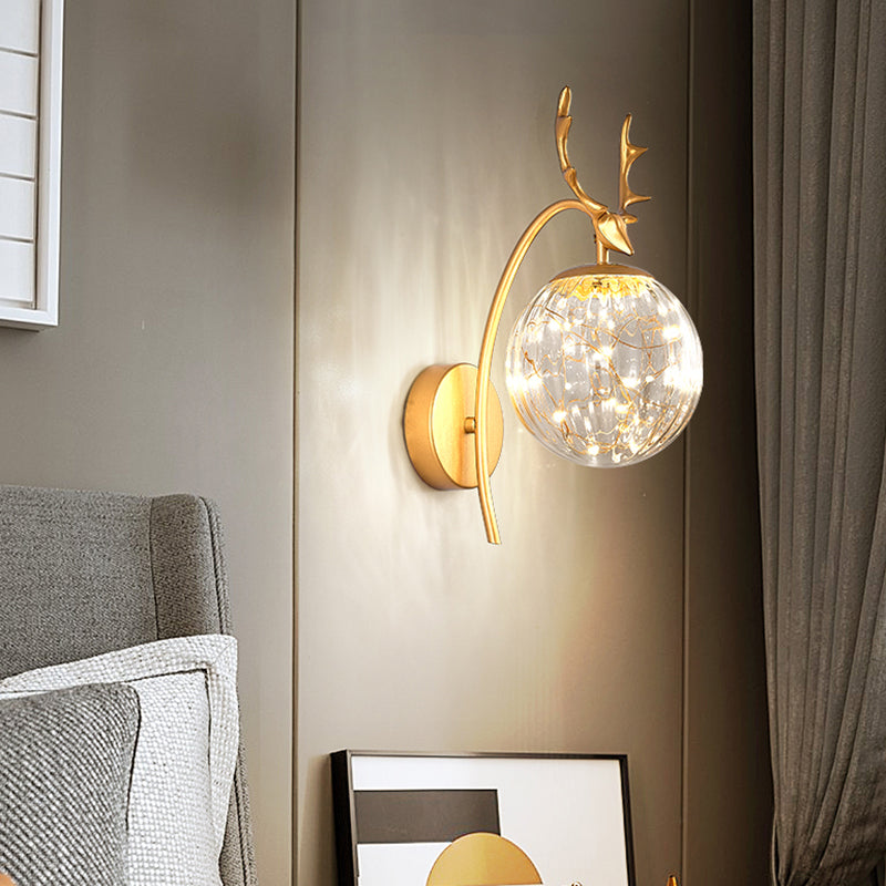 1 leichte Ballwandlichter moderner Stil von Glaswandbeleuchtung Ideen