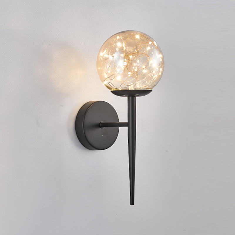 1 leichte Ballwandlichter moderner Stil von Glaswandbeleuchtung Ideen