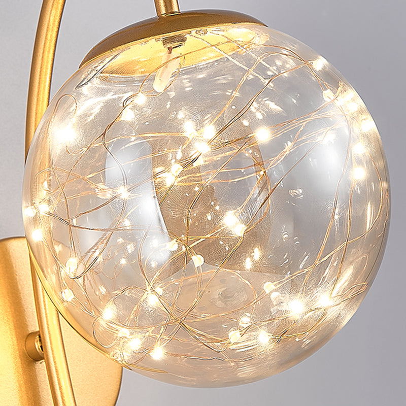 1 leichte Ballwandlichter moderner Stil von Glaswandbeleuchtung Ideen