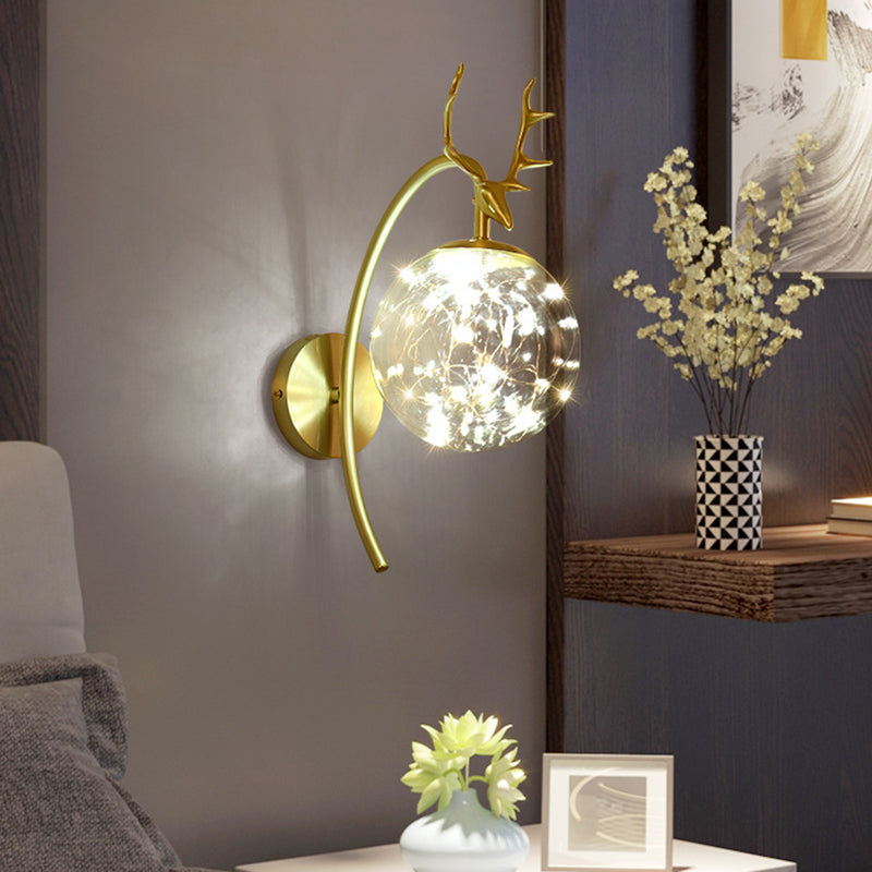 1 leichte Ballwandlichter moderner Stil von Glaswandbeleuchtung Ideen