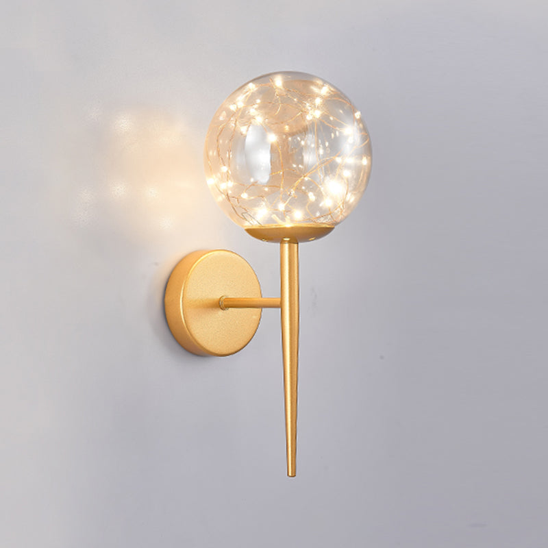 1 leichte Ballwandlichter moderner Stil von Glaswandbeleuchtung Ideen