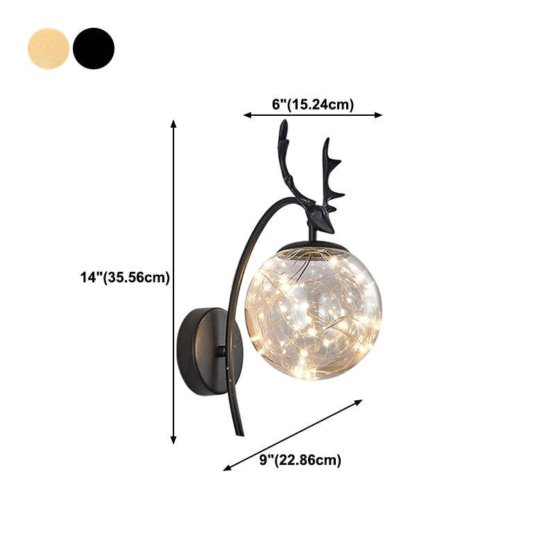 1 leichte Ballwandlichter moderner Stil von Glaswandbeleuchtung Ideen