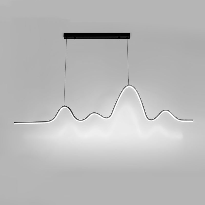 Nordic Minimalist Island Light Modern LED Pendant Lamp Fixture for Dining Room