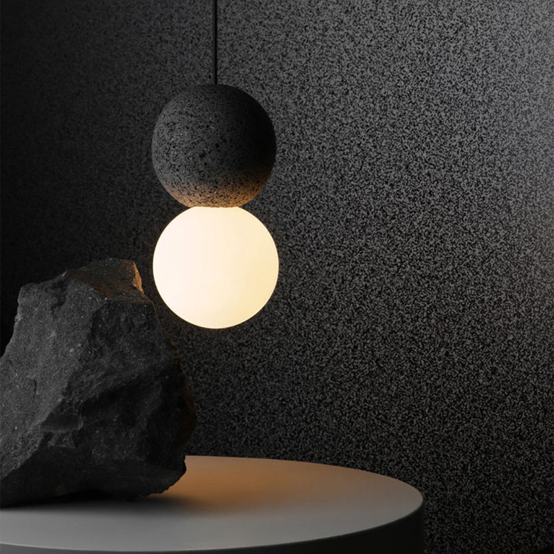 Double Ball Pendelleuchte modern