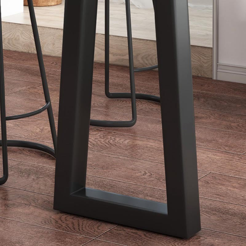Living Room Solid Wood Counter Wine Table Sled Modern Natural Bar Height Pub Table